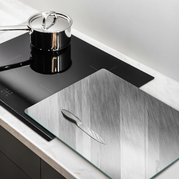 Copri piano induzione Sfondo con struttura in metallo