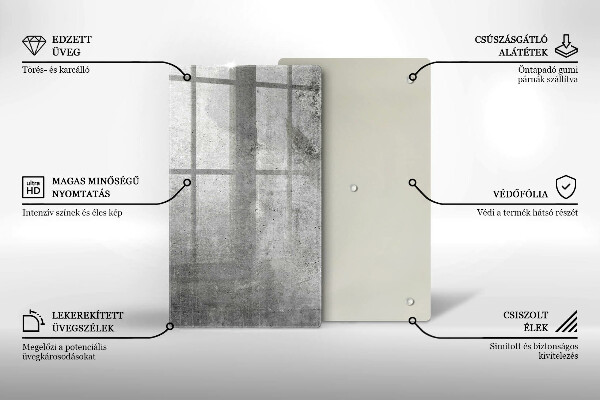 Copri piano cottura Struttura concreta