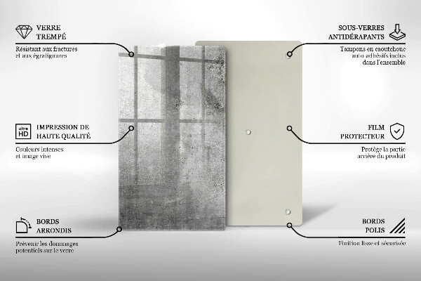 Copri piano cottura Struttura concreta