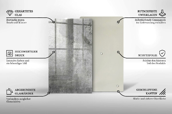 Copri piano cottura Struttura concreta