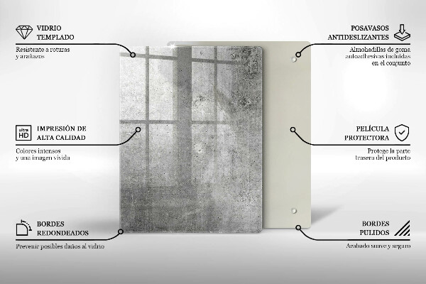 Copri piano cottura Struttura concreta