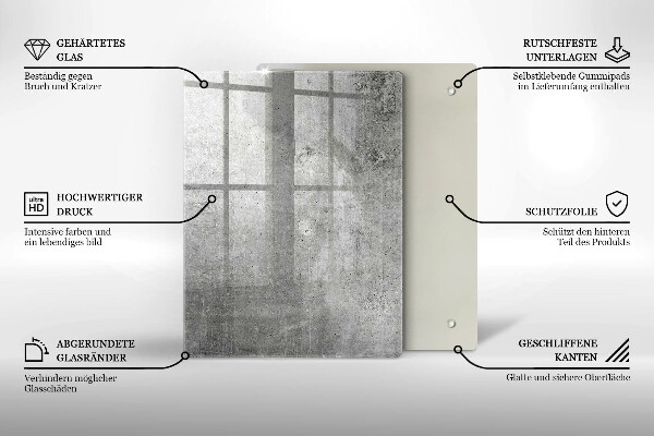 Copri piano cottura Struttura concreta