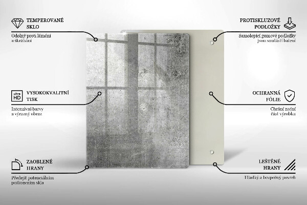 Copri piano cottura Struttura concreta