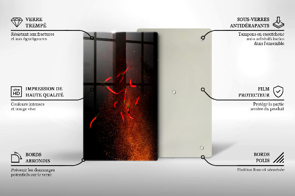 Copri piano cottura Peperoncini piccanti