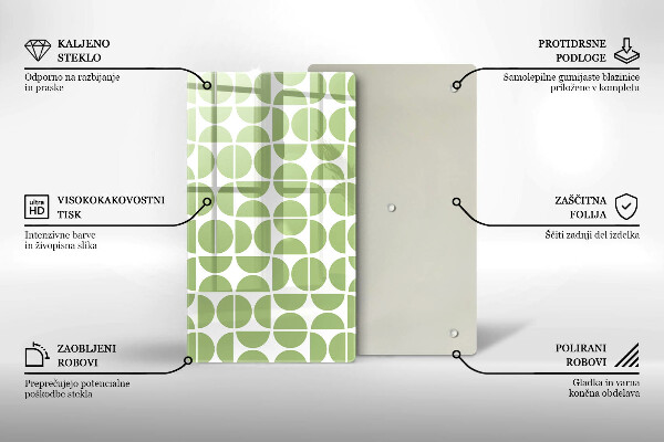 Copri piano induzione Modello di forme boho