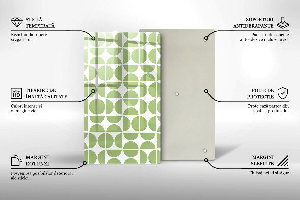 Copri piano induzione Modello di forme boho