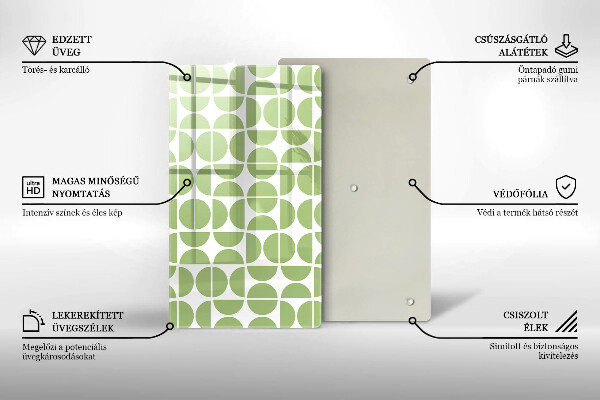 Copri piano induzione Modello di forme boho