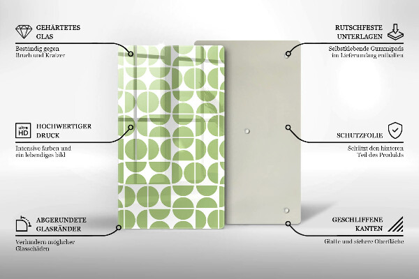 Copri piano induzione Modello di forme boho