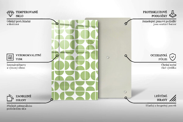 Copri piano induzione Modello di forme boho