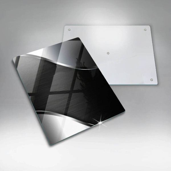 Copri piano induzione Astrazione del metallo