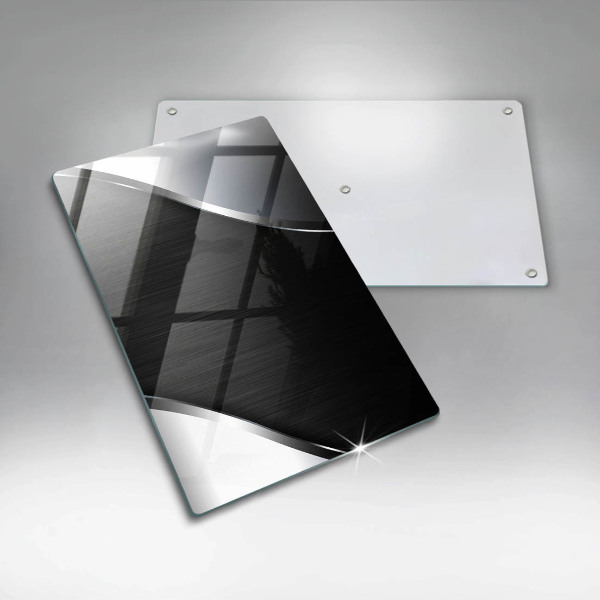 Copri piano induzione Astrazione del metallo