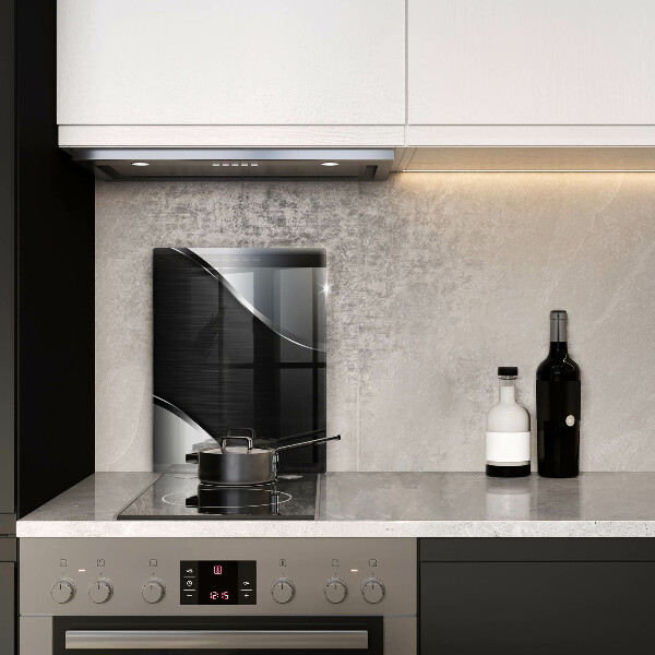 Copri piano induzione Astrazione del metallo