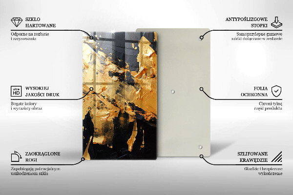 Copri piano cottura Texture di vernice elegante