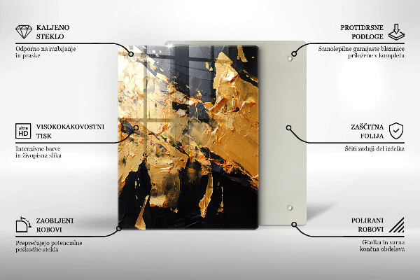 Copri piano cottura Texture di vernice elegante