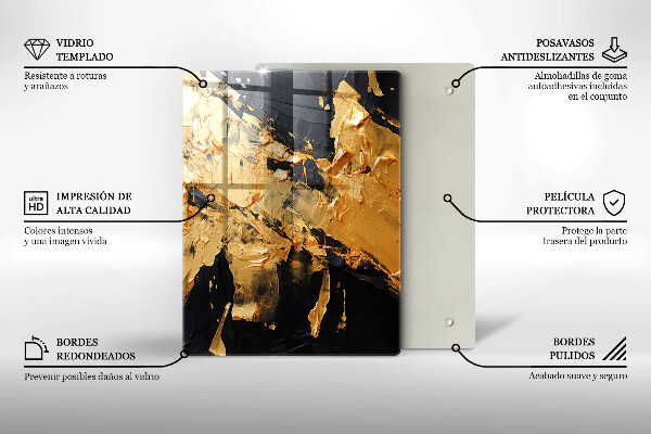 Copri piano cottura Texture di vernice elegante