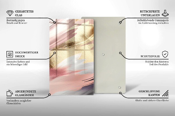 Copri piano cottura Macchie pastello