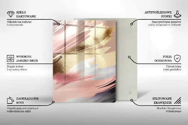 Copri piano cottura Macchie pastello