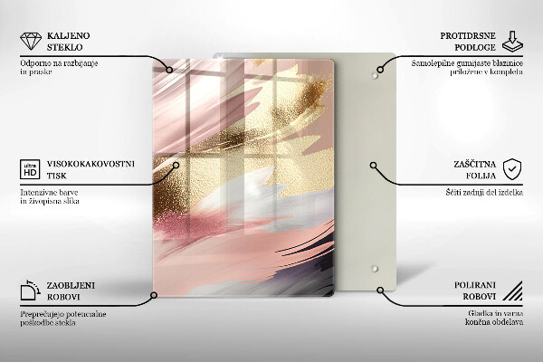 Copri piano cottura Macchie pastello