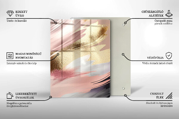 Copri piano cottura Macchie pastello