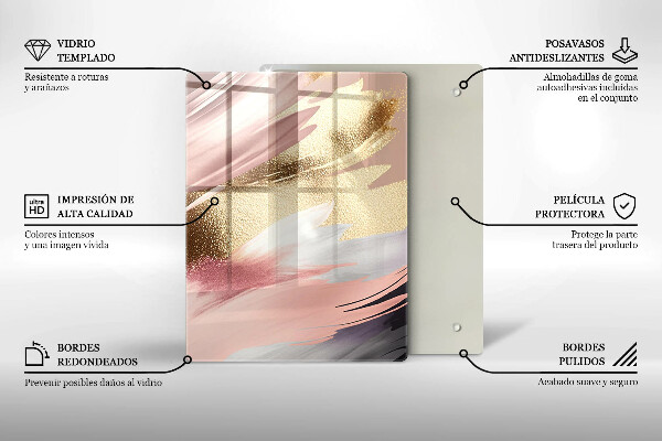 Copri piano cottura Macchie pastello