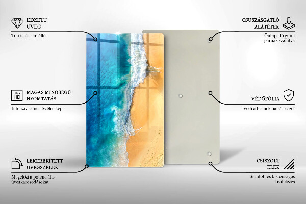 Copri piano cottura Spiaggia e mare