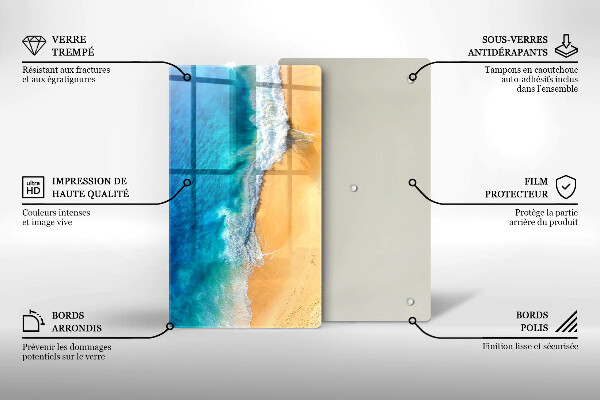 Copri piano cottura Spiaggia e mare