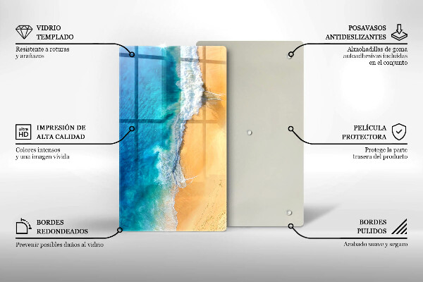 Copri piano cottura Spiaggia e mare