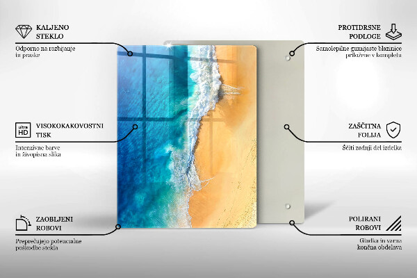 Copri piano cottura Spiaggia e mare