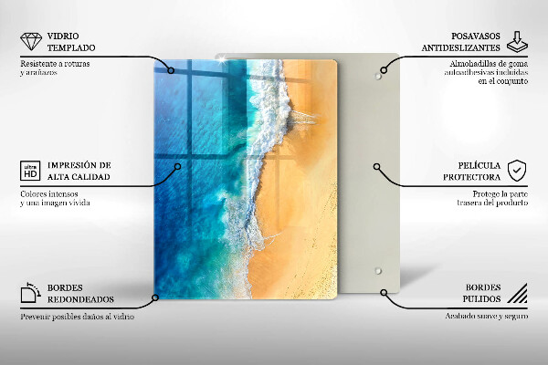 Copri piano cottura Spiaggia e mare