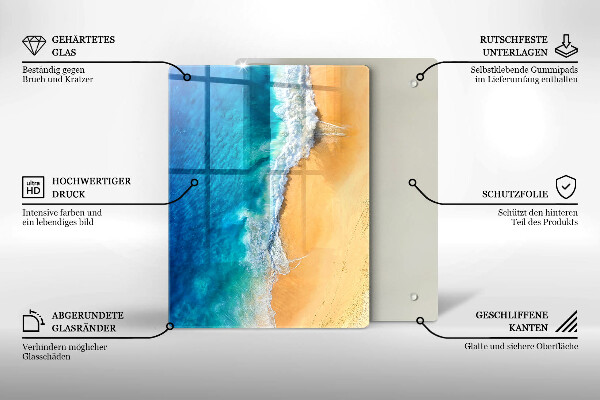 Copri piano cottura Spiaggia e mare