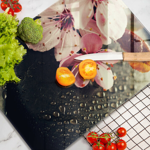 Copri piano cottura Fiori pietre zen