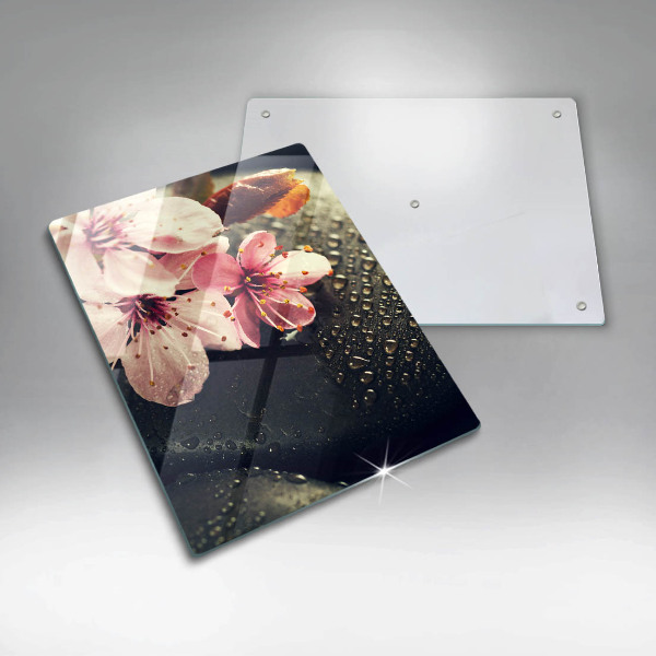 Copri piano cottura Fiori pietre zen