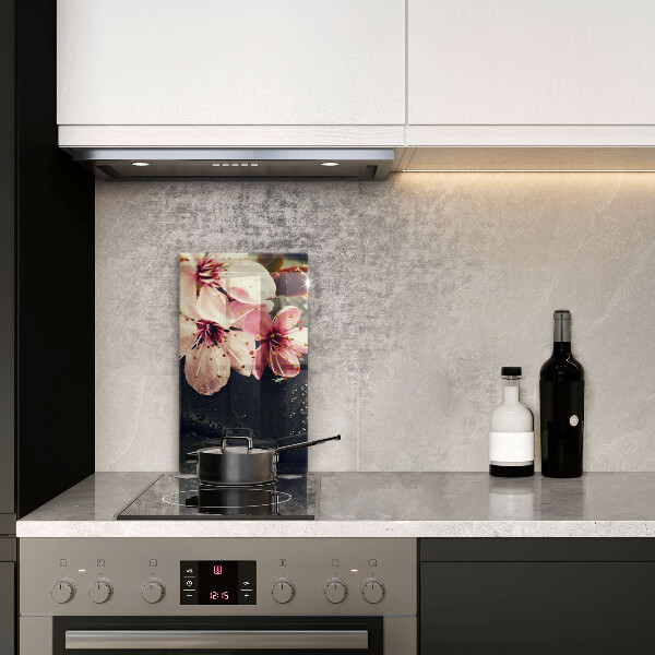 Copri piano cottura Fiori pietre zen