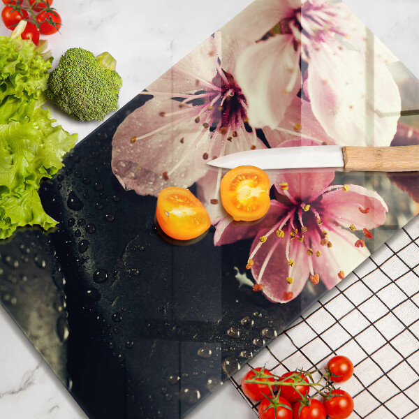 Copri piano cottura Fiori pietre zen