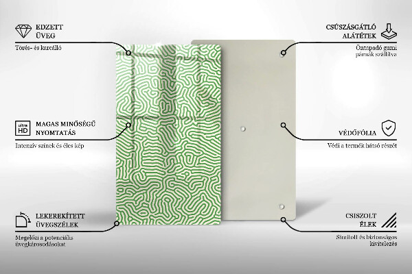 Copri piano induzione Linee astratte