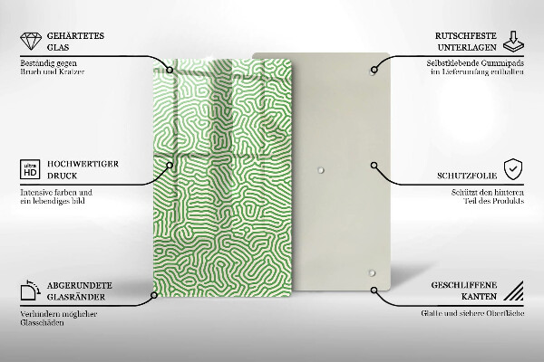 Copri piano induzione Linee astratte