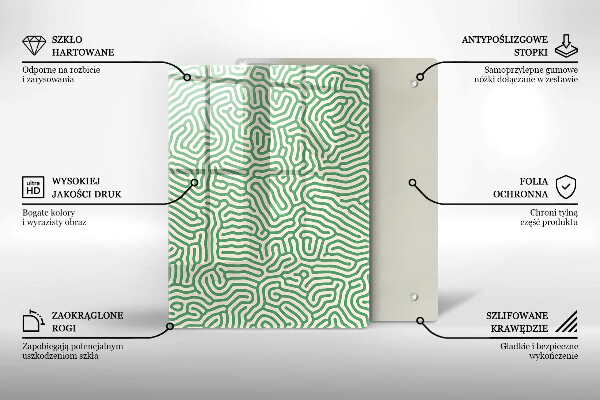 Copri piano induzione Linee astratte