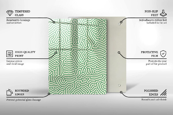 Copri piano induzione Linee astratte