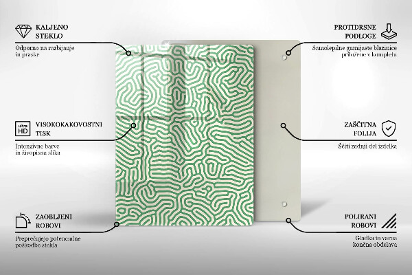 Copri piano induzione Linee astratte