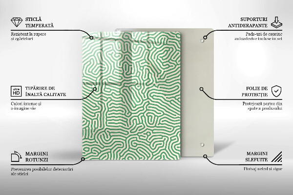 Copri piano induzione Linee astratte