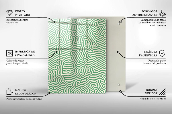 Copri piano induzione Linee astratte