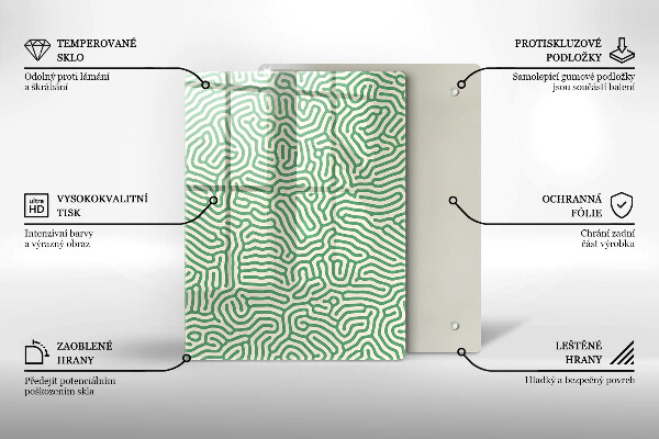 Copri piano induzione Linee astratte