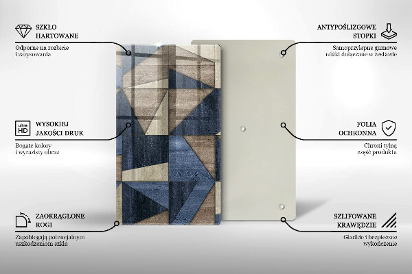 Copri piano cottura Astrazione geometrica