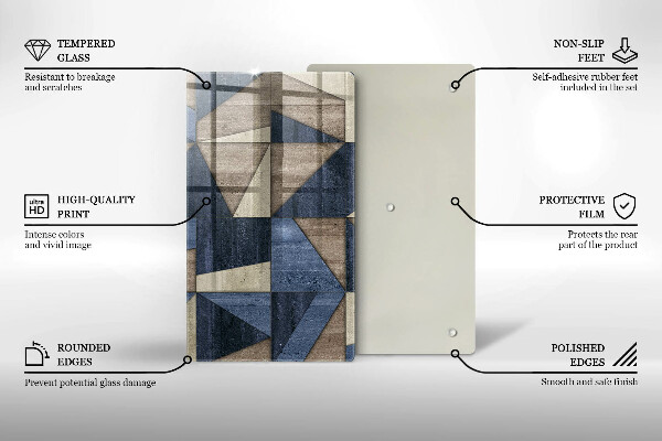 Copri piano cottura Astrazione geometrica