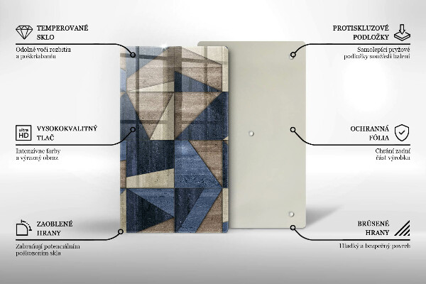 Copri piano cottura Astrazione geometrica