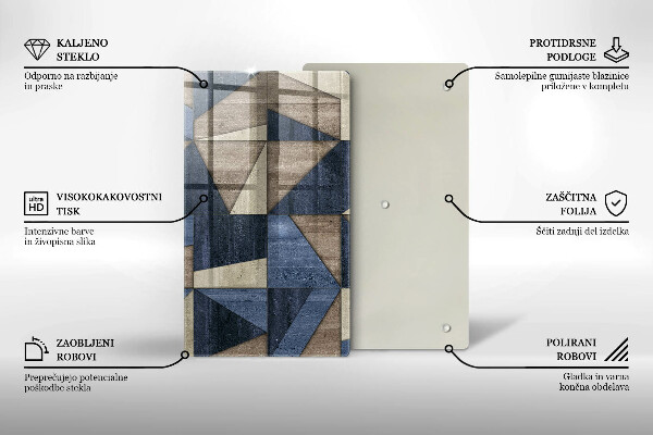 Copri piano cottura Astrazione geometrica