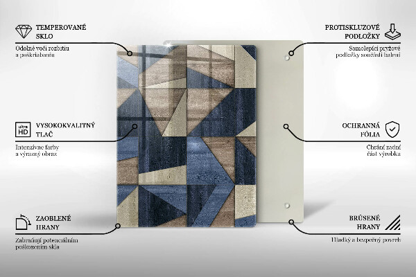 Copri piano cottura Astrazione geometrica