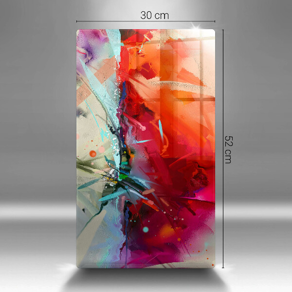 Copri piano cottura Astrazione dipinta