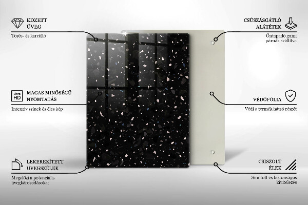 Copri piano cottura Gres scuro