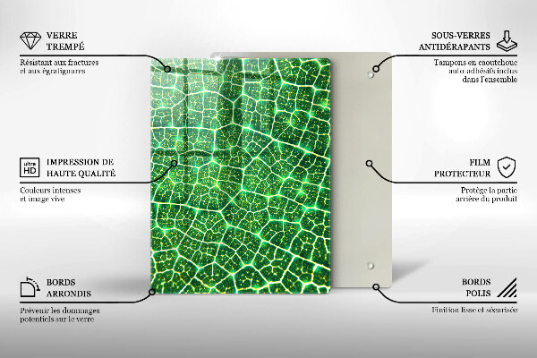Copri piano cottura Struttura delle foglie